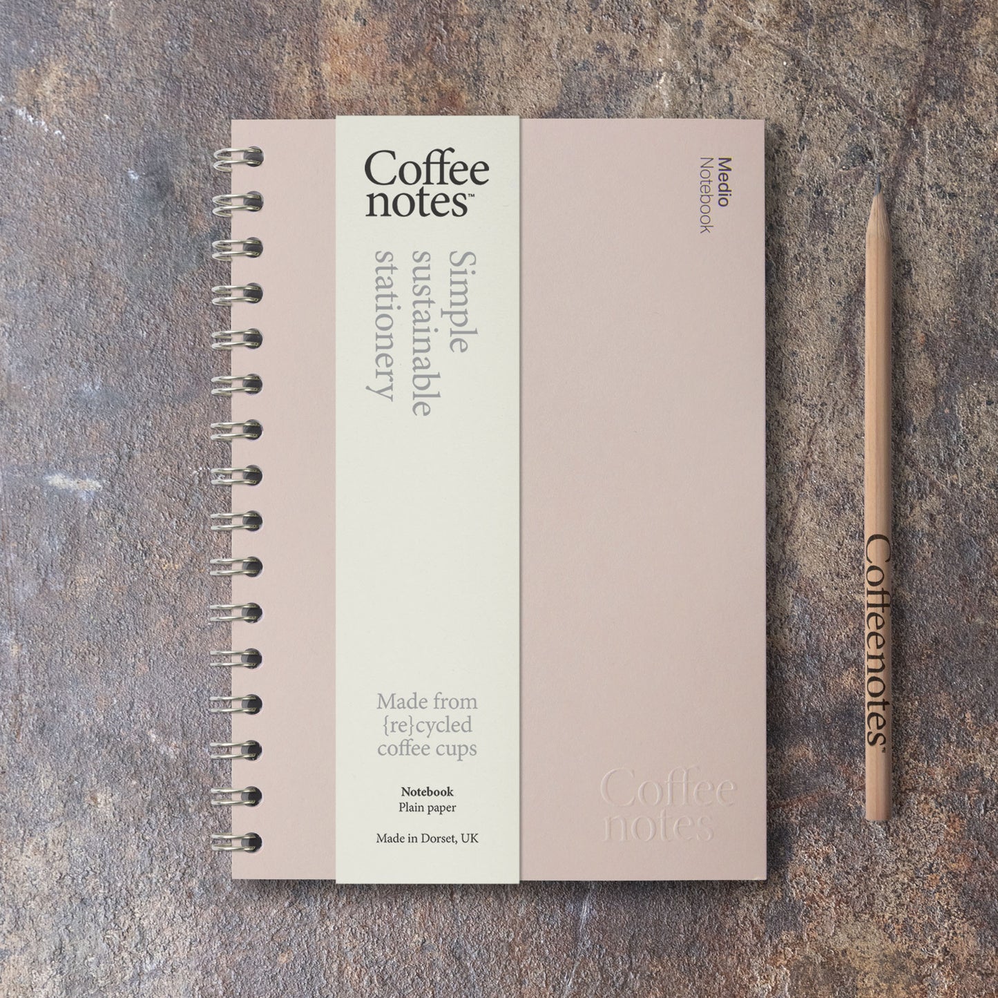 Blush Wirebound Notebook