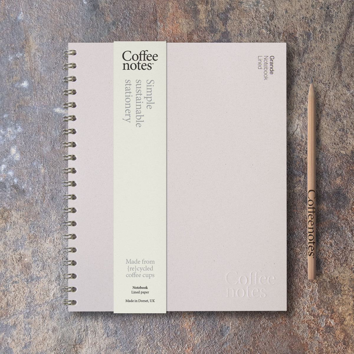 Grape Wirebound Notebook (Lined)