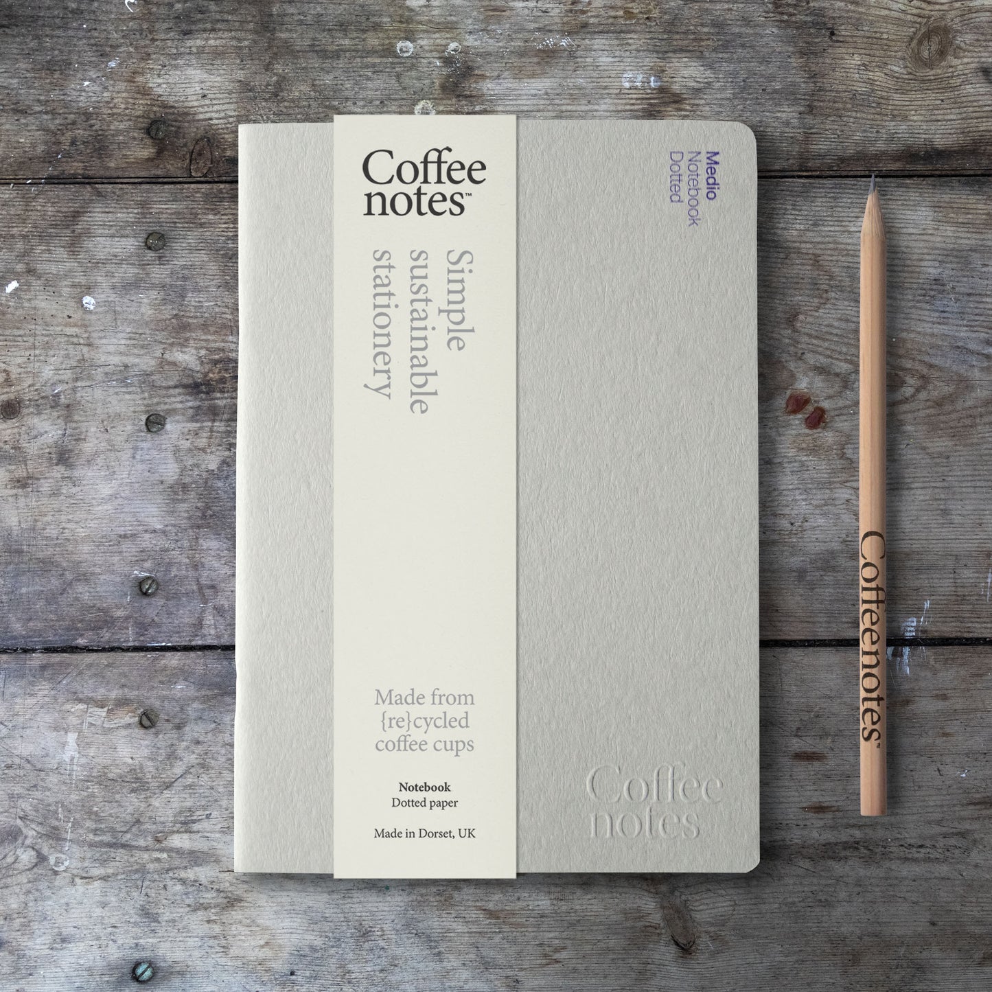 Grey Notebook (Dotted)