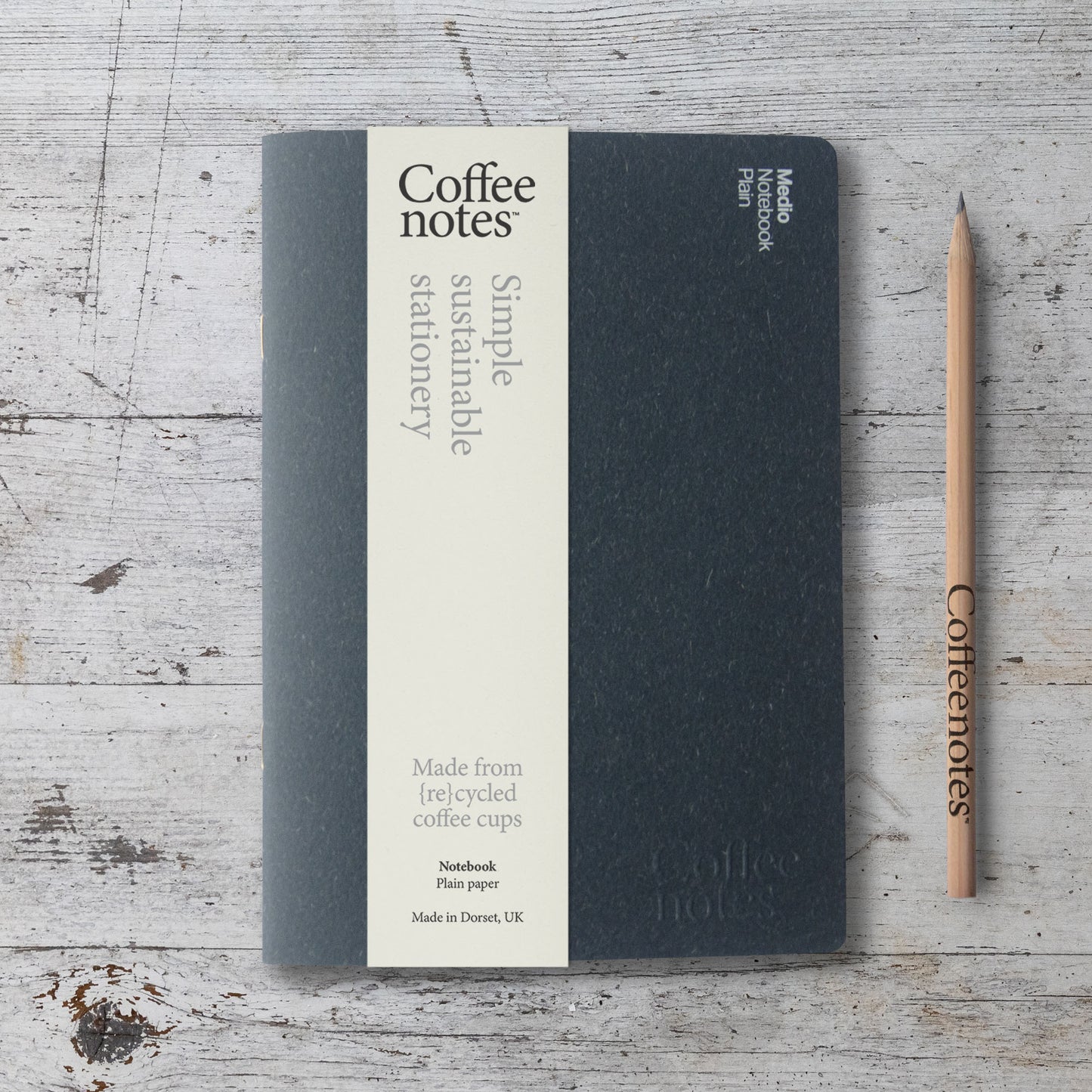Navy Wool Notebook (Plain)