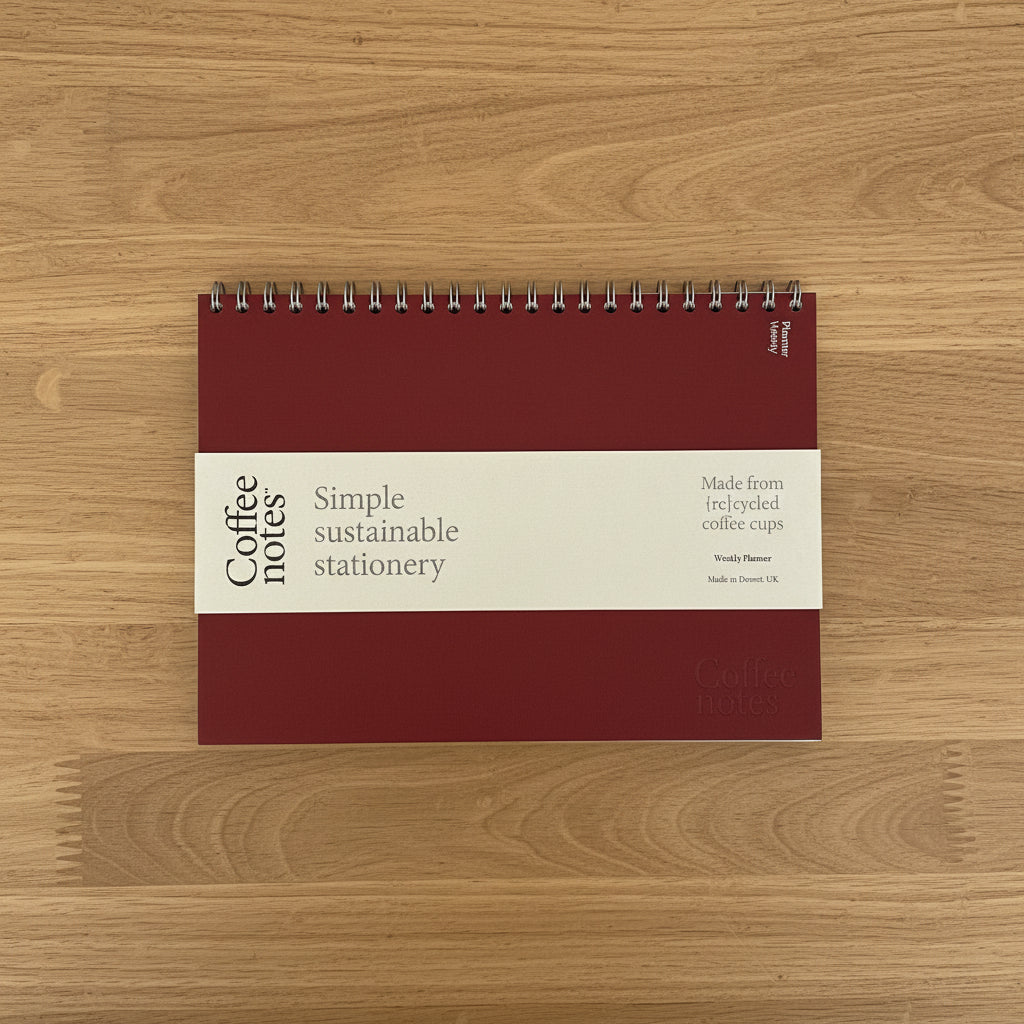 Burgundy Weekly Planner