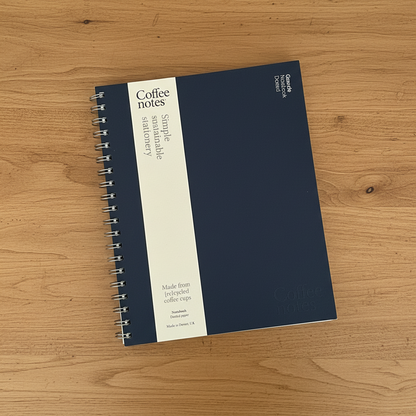 Indigo Wirebound Notebook (Dotted)