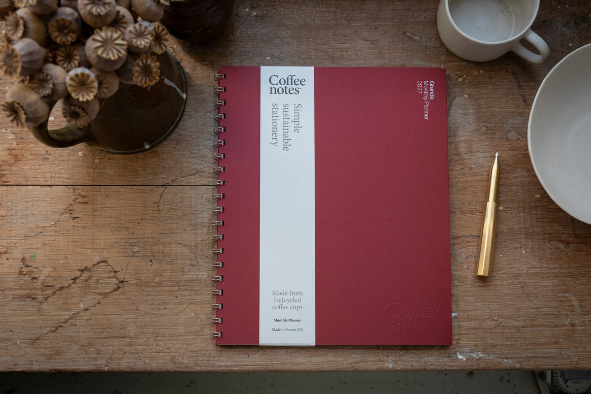 Crimson Monthly Planner 2027