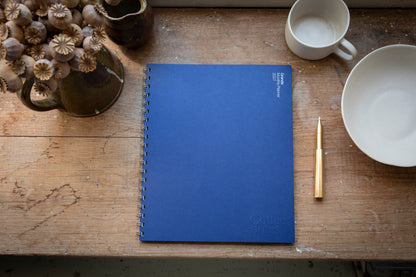 Cobalt Blue Monthly Planner 2027