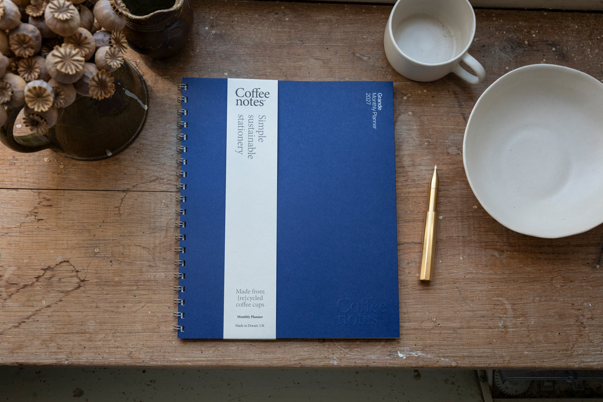 Cobalt Blue Monthly Planner 2027