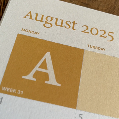 Almond Monthly Planner 2025