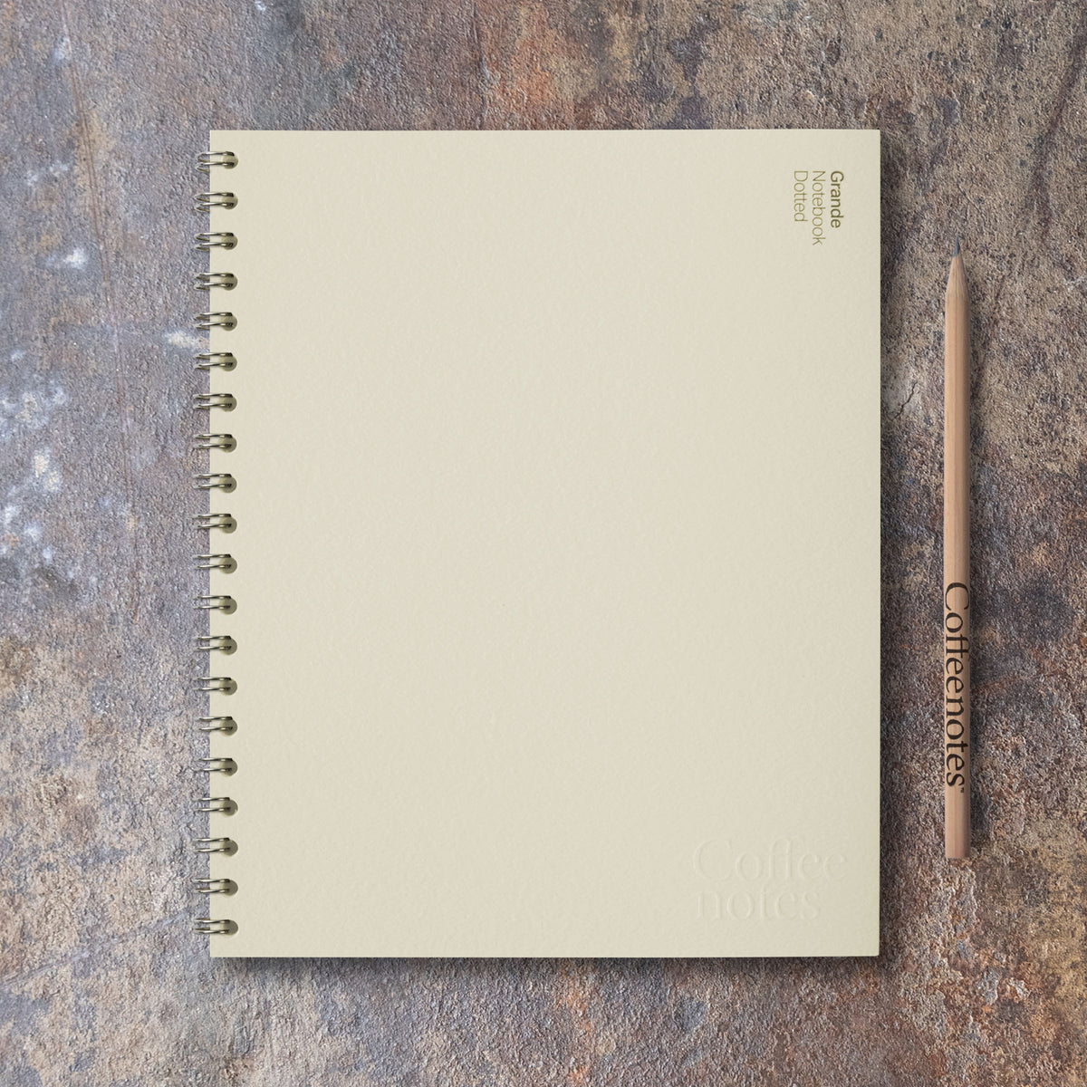 Creme Wirebound Notebook (Dotted)