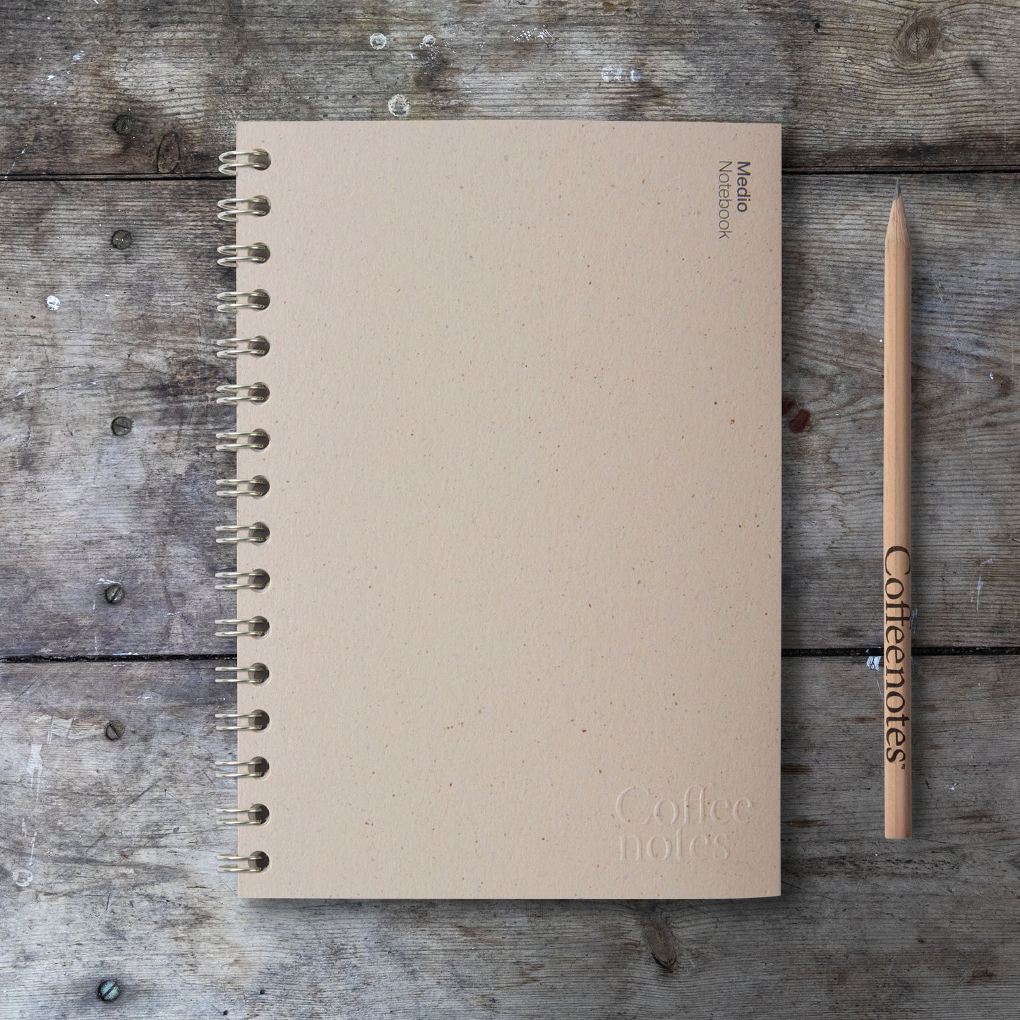 Cocoa Wirebound Notebook