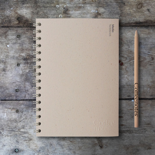 Cocoa Wirebound Notebook