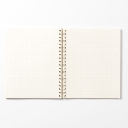 Orange Wirebound Notebook (Dotted)