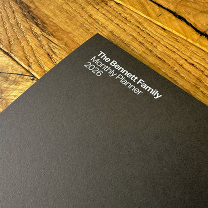 Espresso Monthly Planner 2026