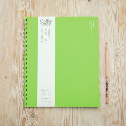 Lime Green Monthly Planner 2026