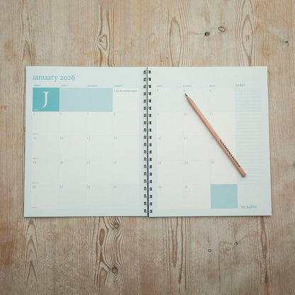 Espresso Monthly Planner 2026