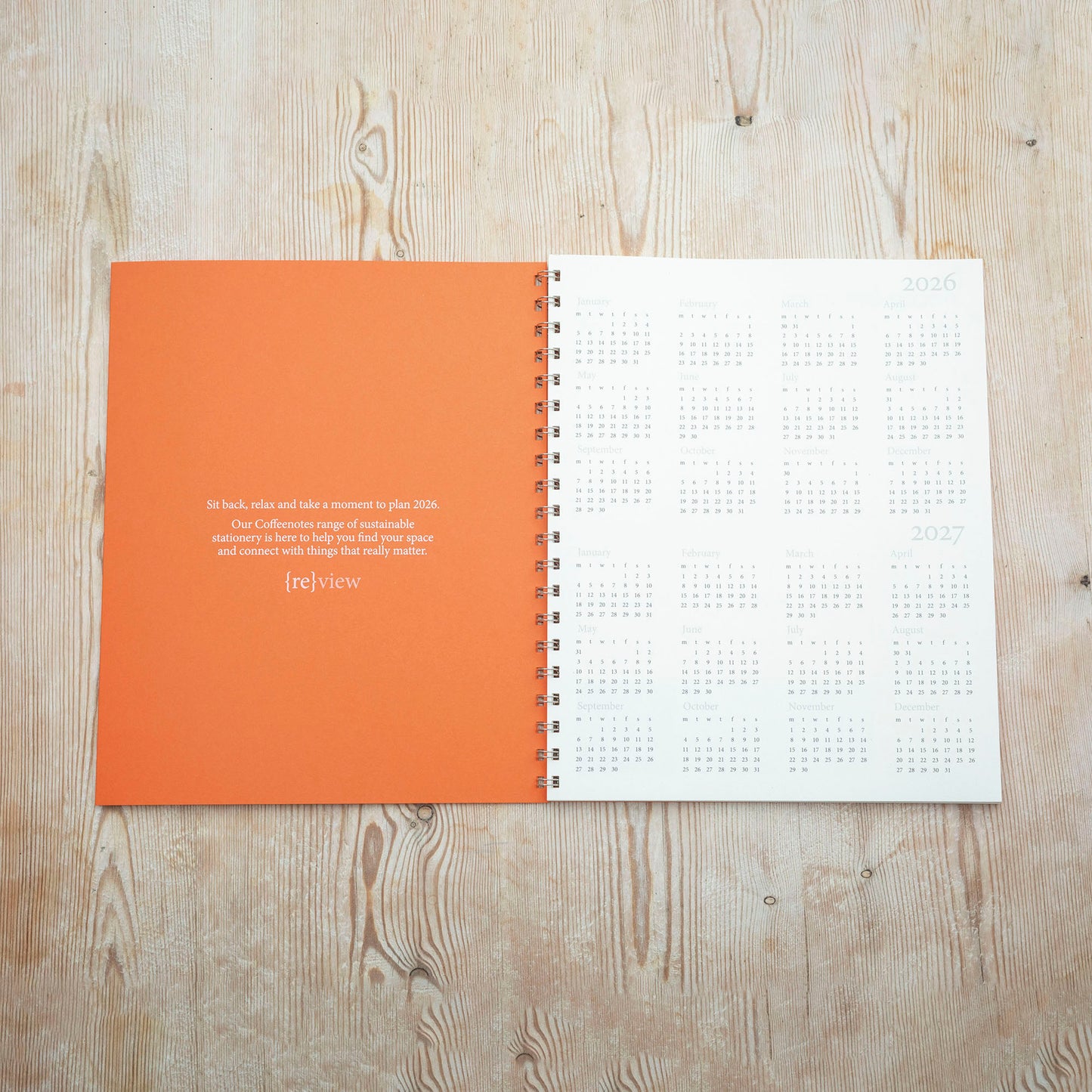 Orange Monthly Planner 2026