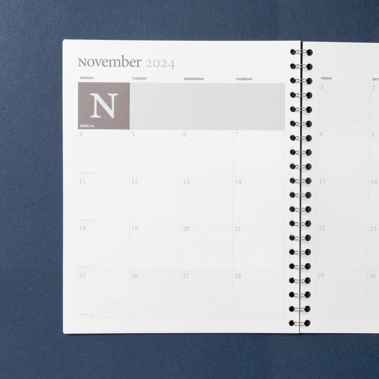 Nut Monthly Planner 2024