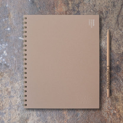 Almond Wirebound Notebook (Dotted)
