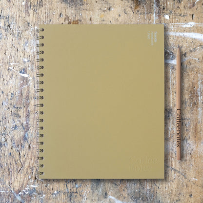 Olive Wirebound Notebook (Lined)
