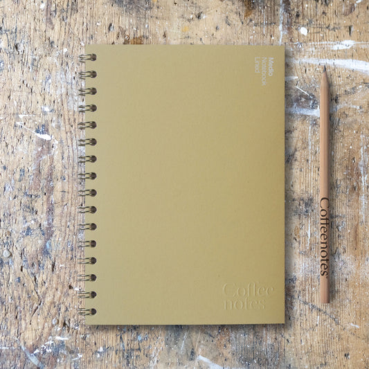 Olive Wirebound Notebook (Lined)