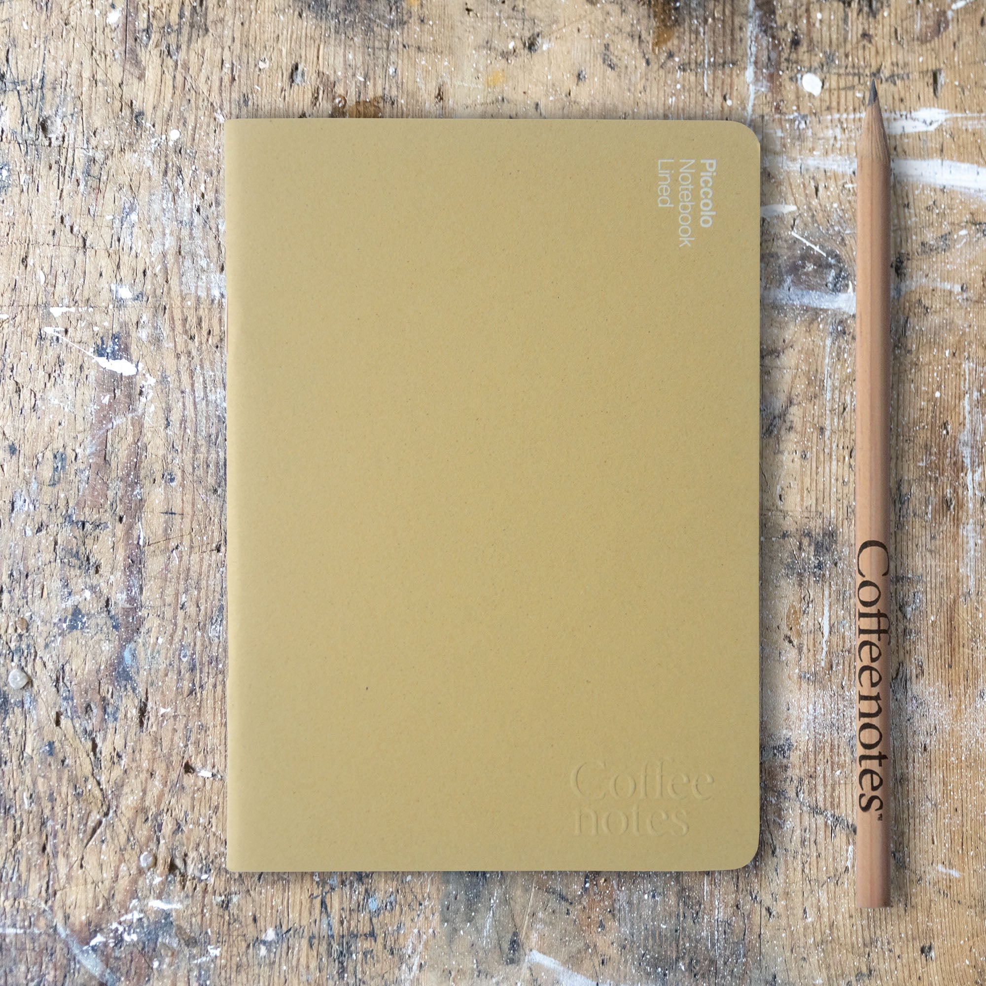 Olive Stitched Notebook | Nut | Coffeenotes Stationery