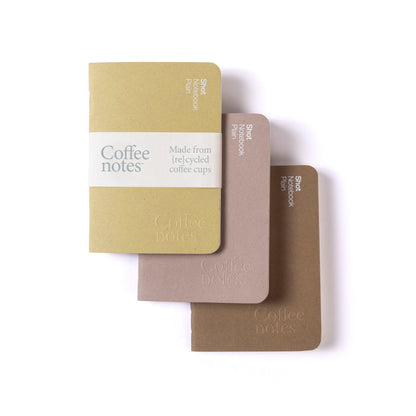 3 pack of Shot Notebooks