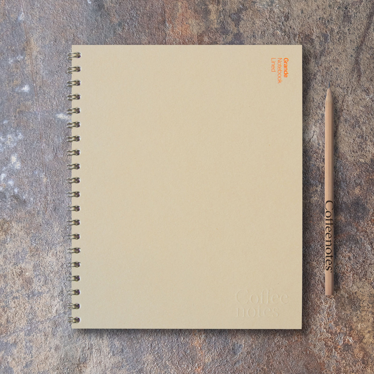 Kraft Wirebound Notebook (Lined)