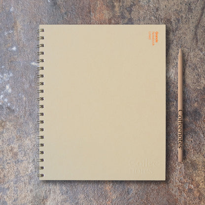 Kraft Wirebound Notebook (Lined)