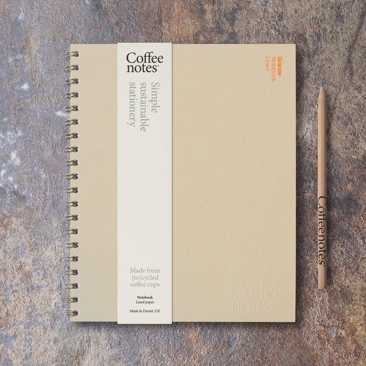 Kraft Wirebound Notebook (Lined)