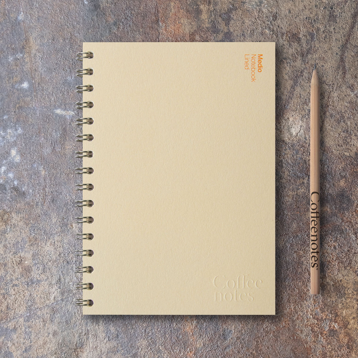 Kraft Wirebound Notebook (Lined)
