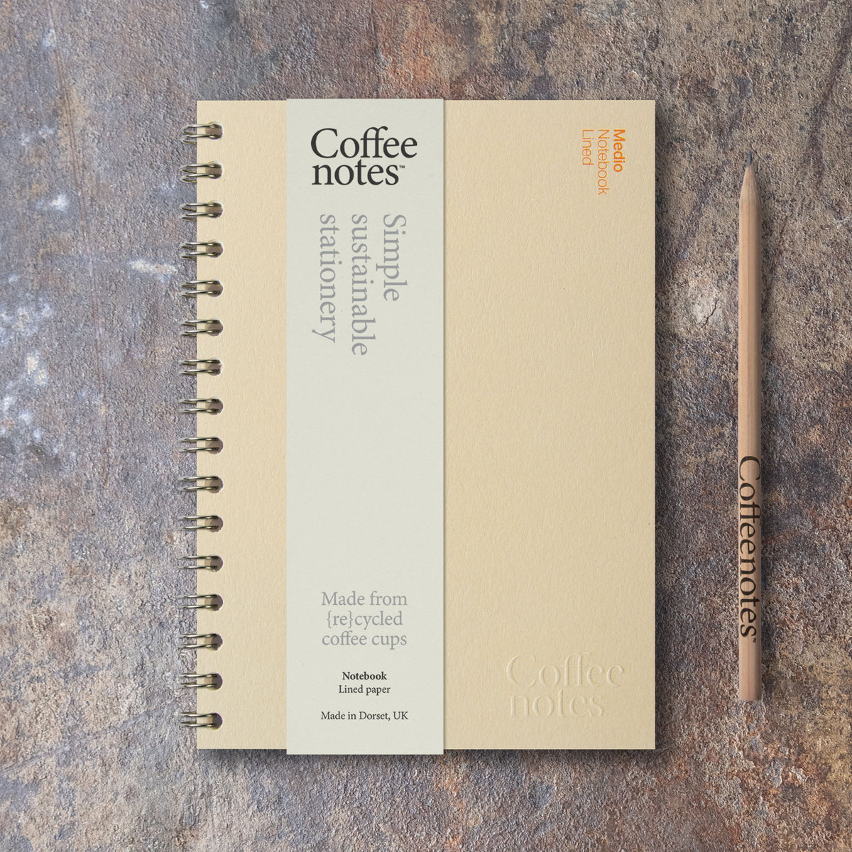 Kraft Wirebound Notebook (Lined)