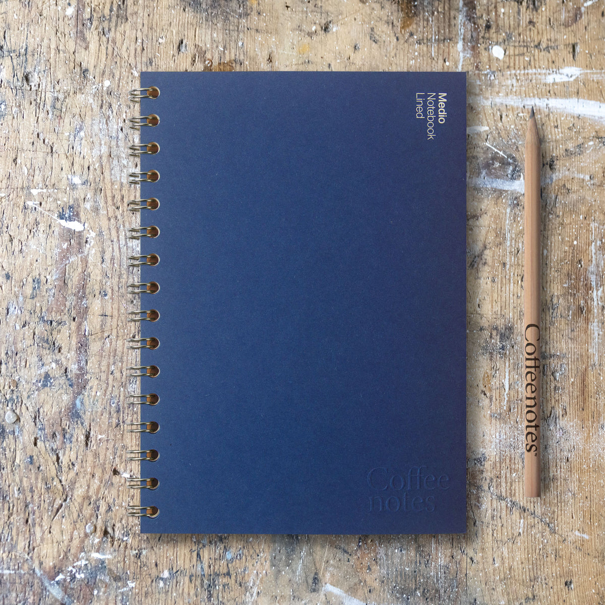 Cobalt Blue Wirebound Notebook (Lined)