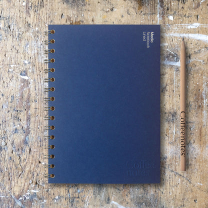 Cobalt Blue Wirebound Notebook (Lined)
