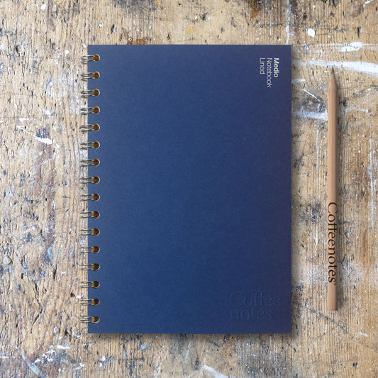 Cobalt Blue Wirebound Notebook (Lined)