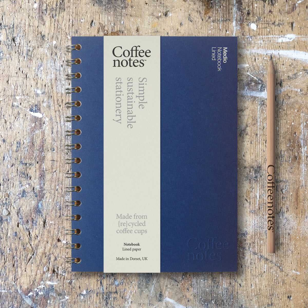 Cobalt Blue Wirebound Notebook (Lined)