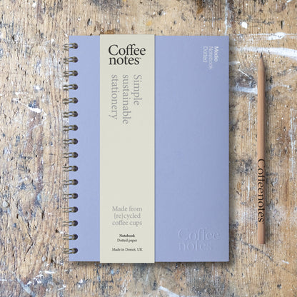 Marine Blue Wirebound Notebook (Dotted)