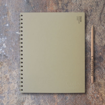 Camel Tweed Wirebound Notebook (Lined)