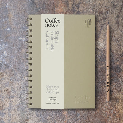 Camel Tweed Wirebound Notebook (Lined)