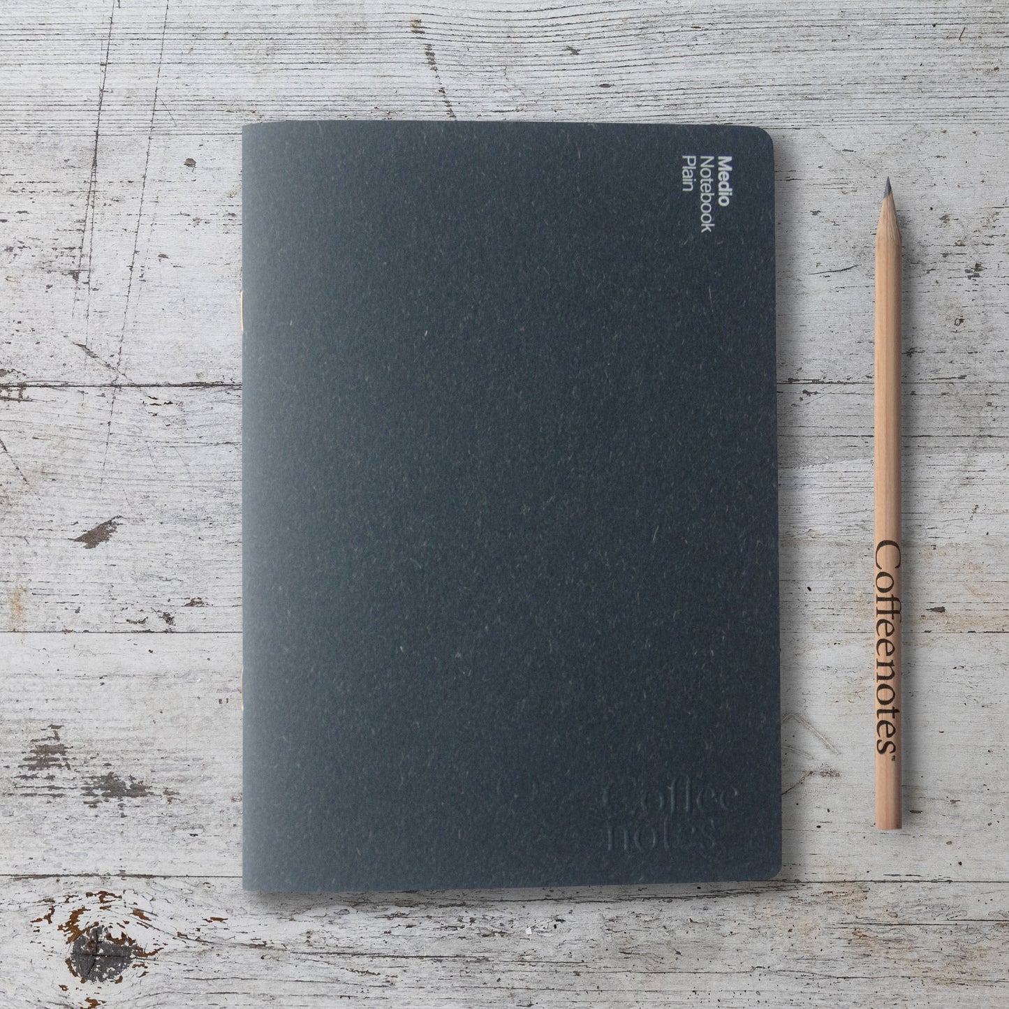 Navy Wool Notebook (Plain)
