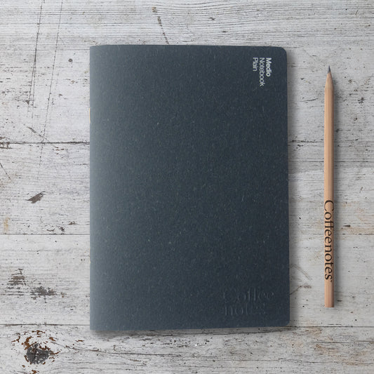 Navy Wool Notebook (Plain)