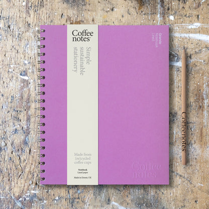 Lilac Wirebound Notebook (Lined)