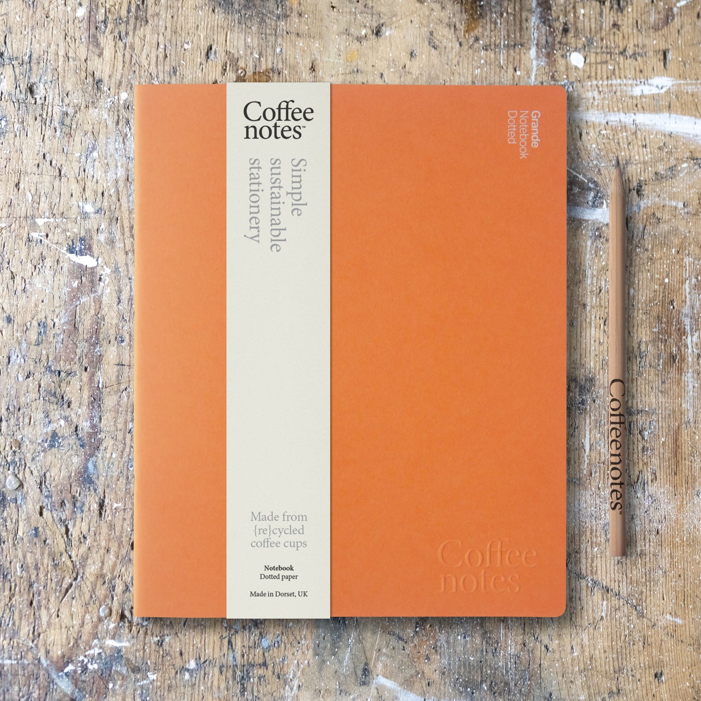 Orange Notebook (Dotted)