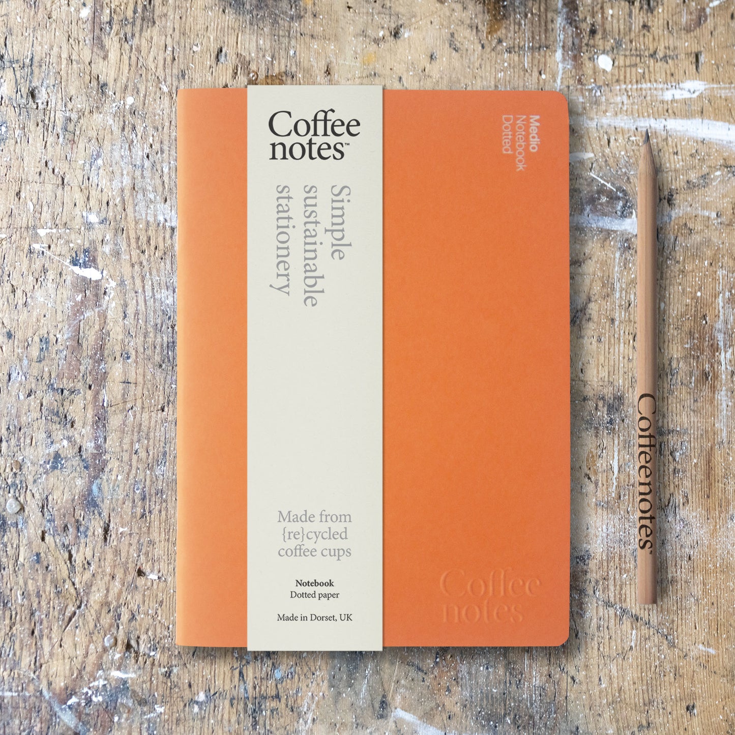 Orange Notebook (Dotted)