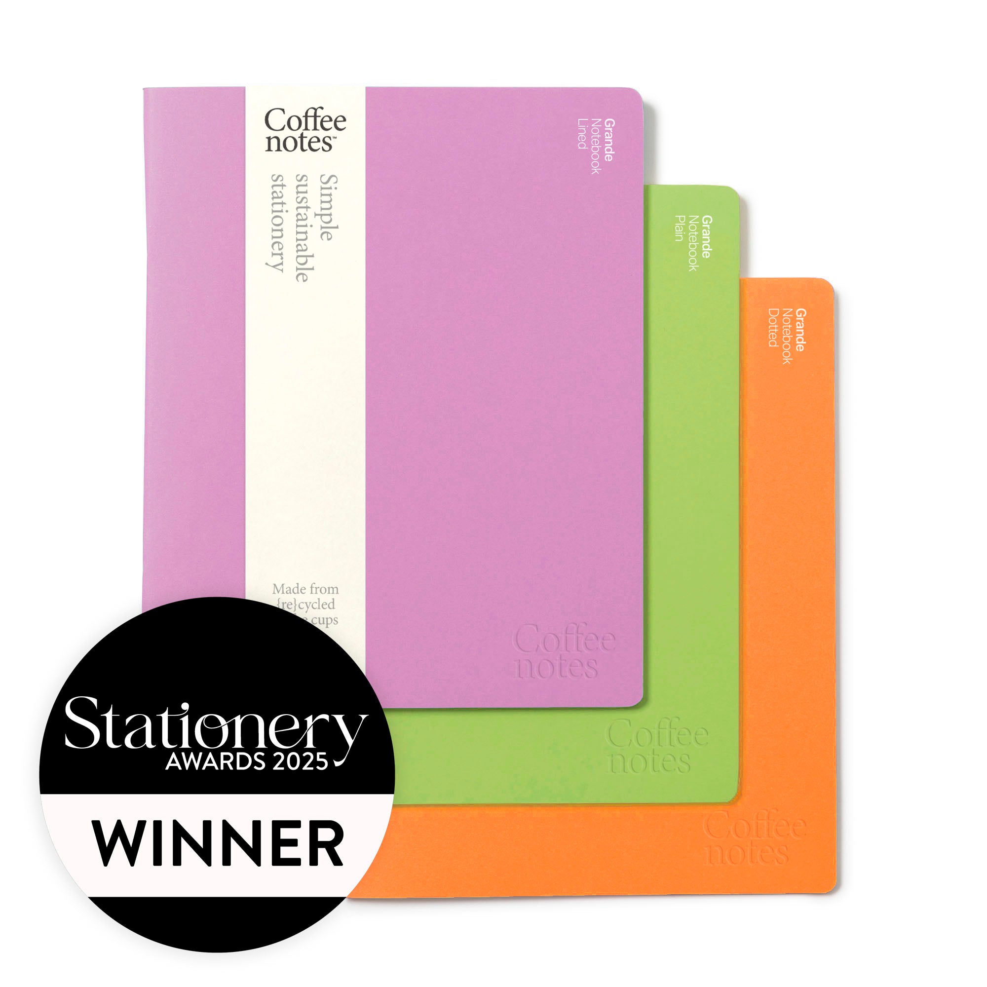 Stitched Notebook Set | Stitched Notebooks | Coffeenotes Stationery