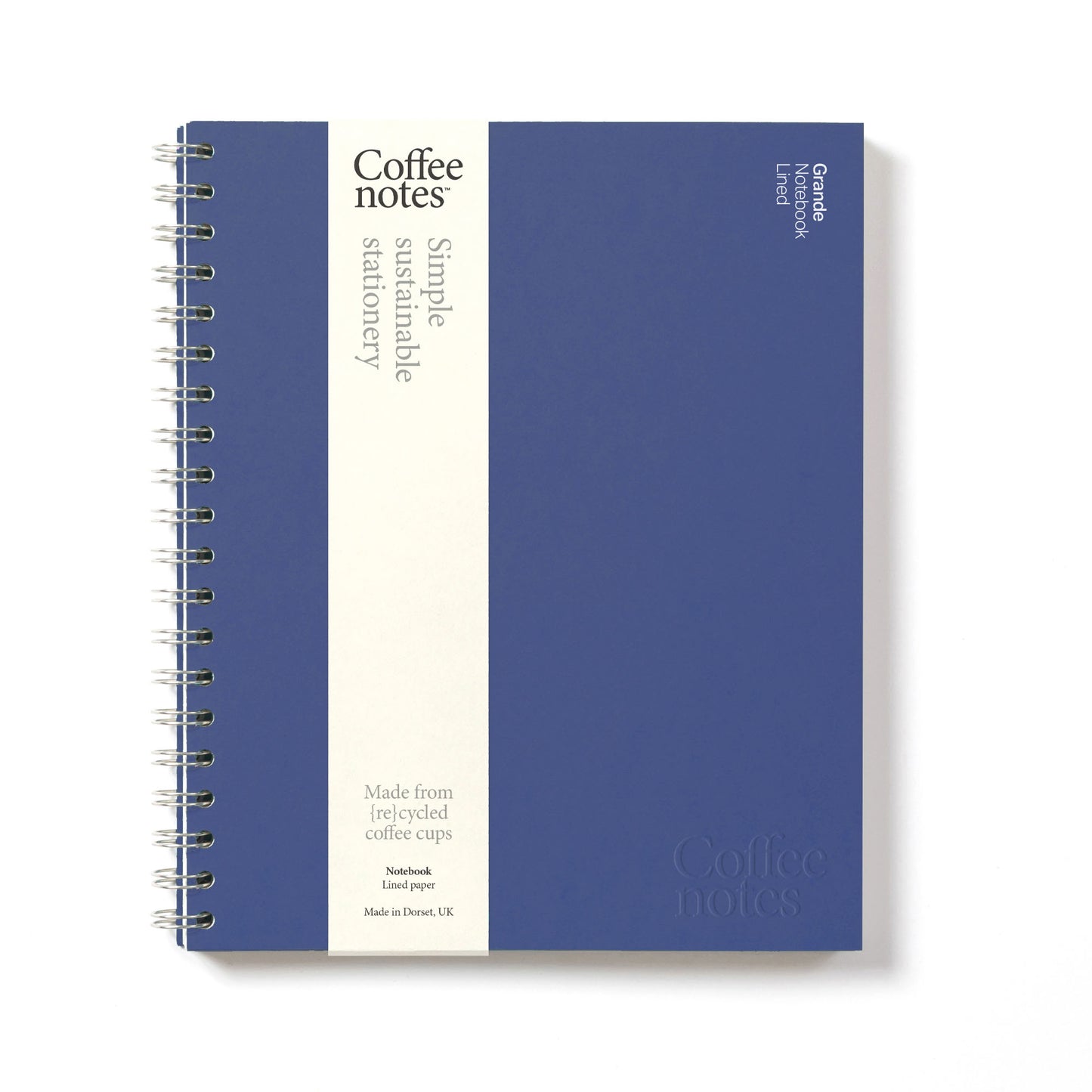 Cobalt Blue Wirebound Notebook (Lined)