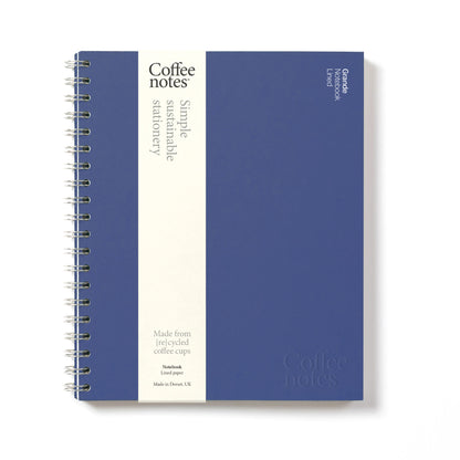 Cobalt Blue Wirebound Notebook (Lined)