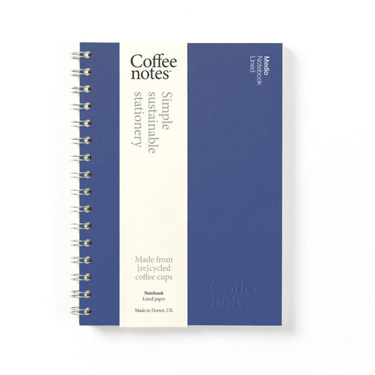 Cobalt Blue Wirebound Notebook (Lined)