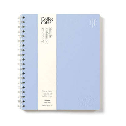 Marine Blue Wirebound Notebook (Dotted)