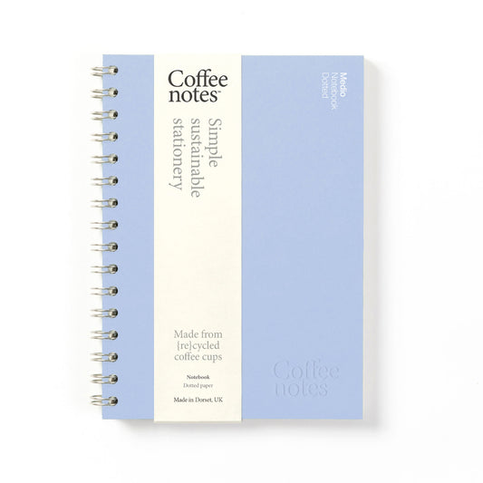 Marine Blue Wirebound Notebook (Dotted)