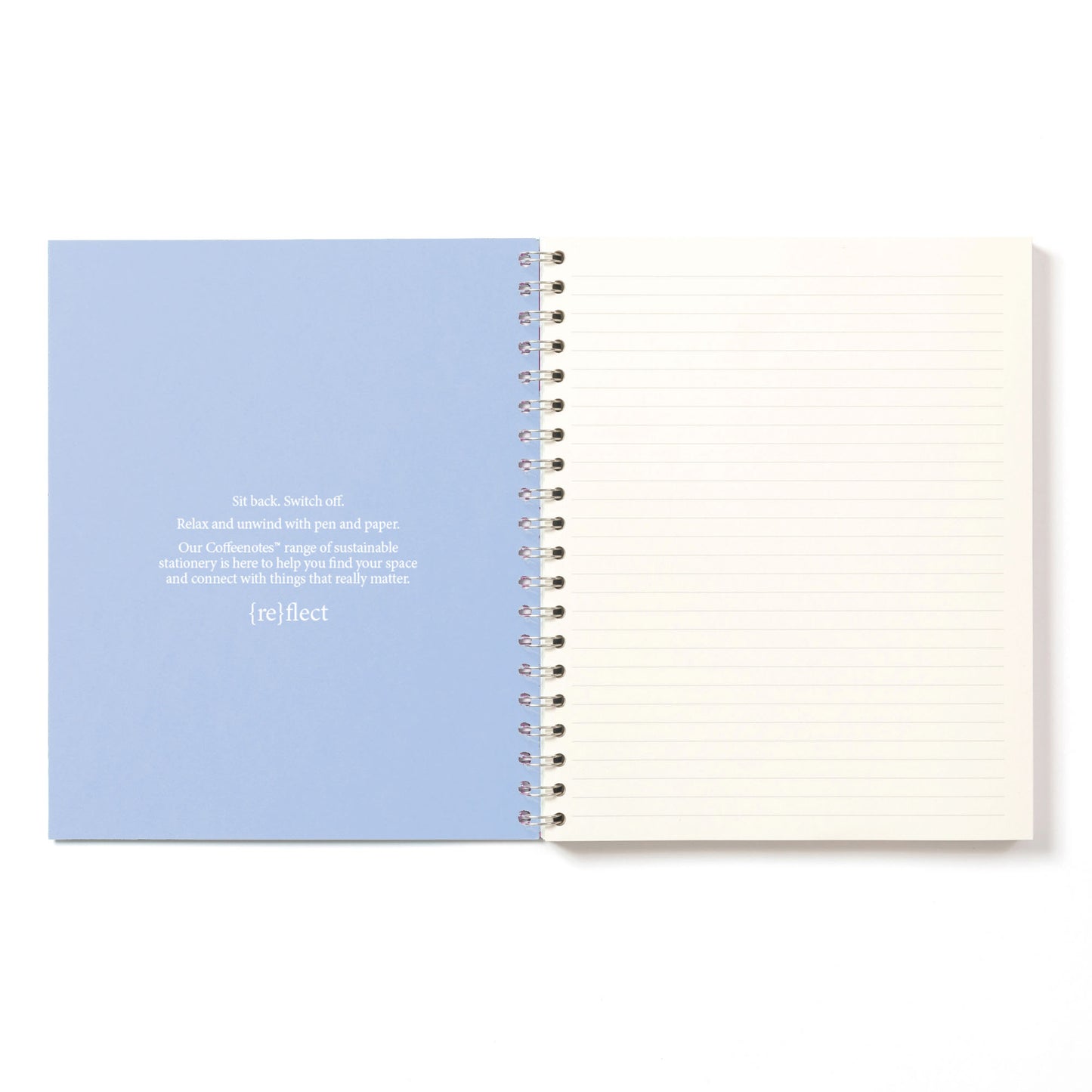 Marine Blue Wirebound Notebook (Dotted)