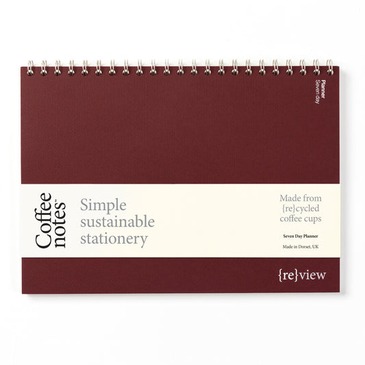 Burgundy Weekly Planner