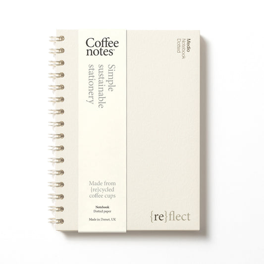 Creme Wirebound Notebook (Dotted)